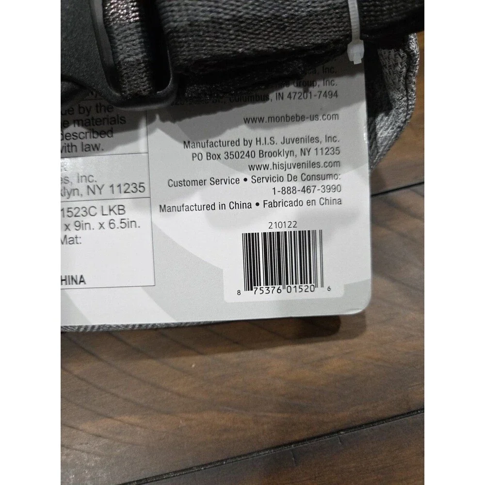 Monbebe 3 in 1 Everyday Belt bag with Changing Pad Grey & Brown Design NEW B18